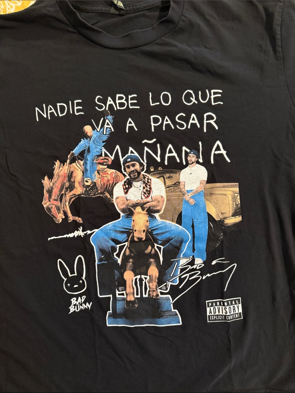 Bad Bunny Nadie Sabe Lo Que Va A Pasar Mañana tour shirt - Picture 2 of 5